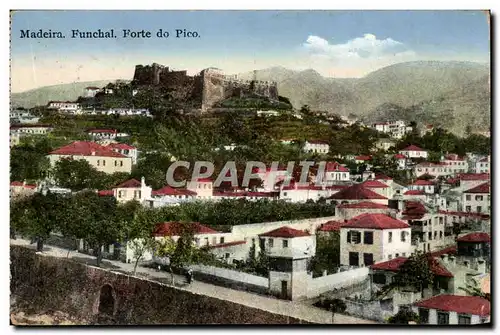 Ansichtskarte AK Portugal Madeira Funchal Forte do Pico