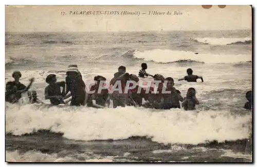 Cartes postales Palavas les flots L&#39heure du bain