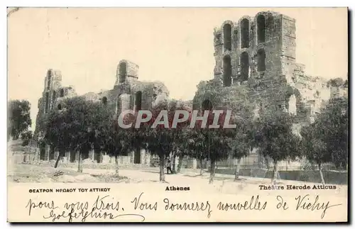 Cartes postales Grece Greece Athenes Theatre Herode Atticus