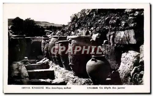 Ansichtskarte AK Grece Greece Cnosse Un depot de jarres