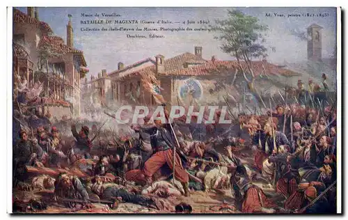 Ansichtskarte AK Bataille de Magenta Guere d&#39Italie 4 juin 1859 Militaria