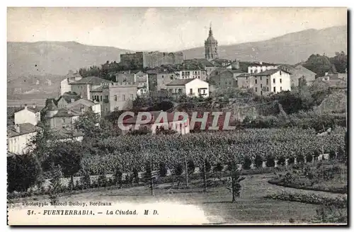 Cartes postales Espagne Espana Spain Fuenterrabia La ciudad