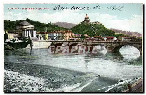 Ansichtskarte AK Italie Italia Torino Monte del Cappucini