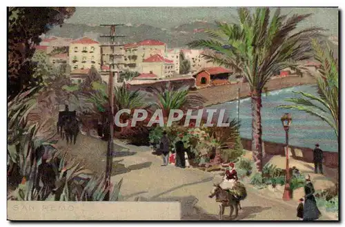 Cartes postales Italie Italia San Remo