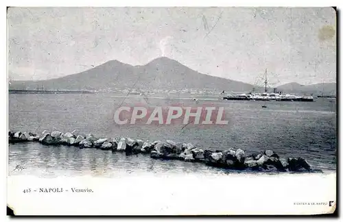 Cartes postales Italie Italia Napoli Vesuvio