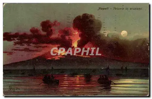 Italia - Italie - Italy - Napoli - Naples-- Vesivio in eruzione - Cartes postales