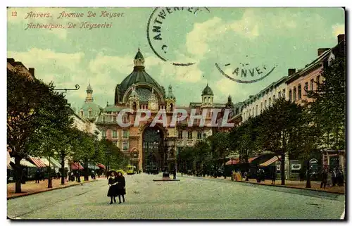 Belgique - Belgien - Belgium - Anvers - Avenue de Keyser - Cartes postales