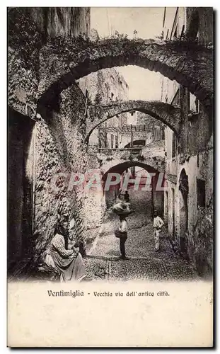 Italie - Italia - Italy - Ventimiglia - Vecchia via dell anticca citta - Cartes postales