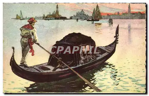 Italia - Italie - Italy - Venice - Venezia - La Gondola - Ansichtskarte AK