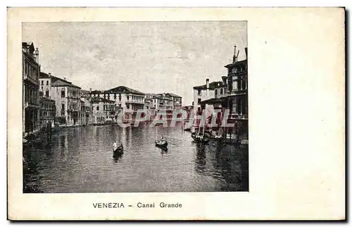 Italia - Italie - Italy - Venice - Venezia - Canal Grande - Ansichtskarte AK