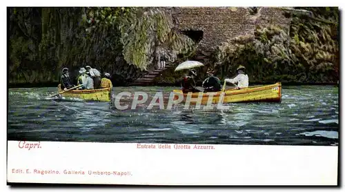 Italia - Italie - Italy - Capri Entrata della Grotta - Ansichtskarte AK