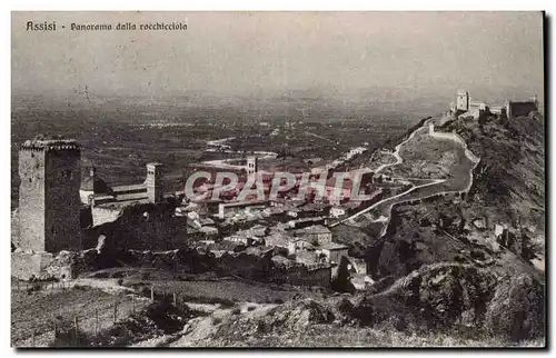 Italia - Italie - Italy - Umbria - Assisi - Panorama - Ansichtskarte AK