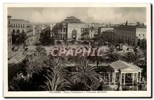 Italia - Italie - Italy - Palermo - Piazza Castelnuova - Ansichtskarte AK