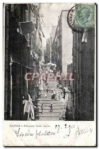 Italia - Italie - Italy - Naples - Napoli - Pallometto Santa Lucia - Ansichtskarte AK