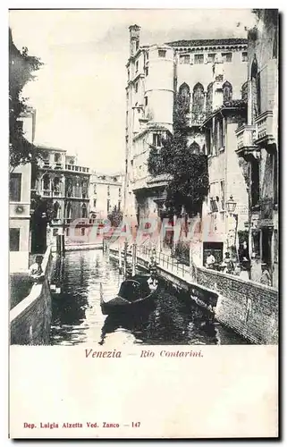 Italia - Italie - Italy - Venice - Venezia - Rio Contarini - Ansichtskarte AK