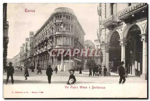 Italia - Italie - Italy - Torino - Turin - Via Pietro Micca - Ansichtskarte AK