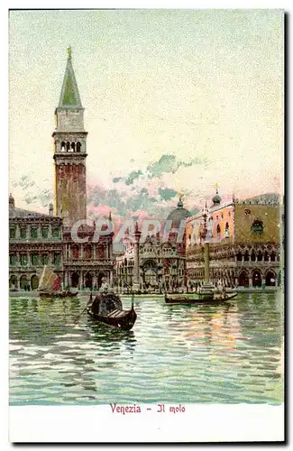 Italia - Italie - Italy - Venice - Venezia - Il Molo - Ansichtskarte AK