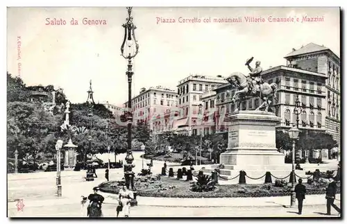 Italia - Italie - Italy - Genova - Genoa - Piazza Corvelto - Cartes postales