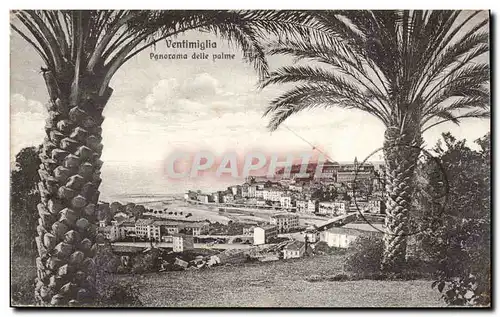 Italia - Italie - Italy - Ventimiglia - Panorama delle Palme - Ansichtskarte AK