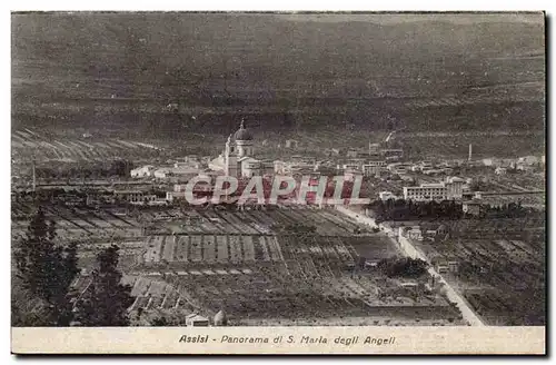 Italia - Italie - Italy - Assisi - Panorama di S Marla degli Angeli - Cartes postales
