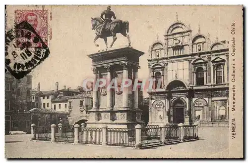 Italia - Italie - Italy - Venice - Venezia - Monumento Colleoni - Cartes postales