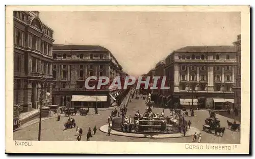 Italia - Italie - Italy - Naples - Napoli - Corso Umberto - Ansichtskarte AK