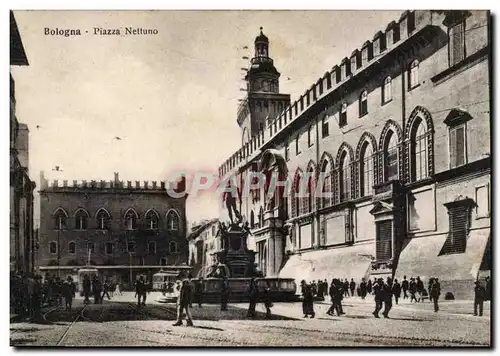 Italia - Italie - Italy - Bologna - Piazza Nettuno - Ansichtskarte AK