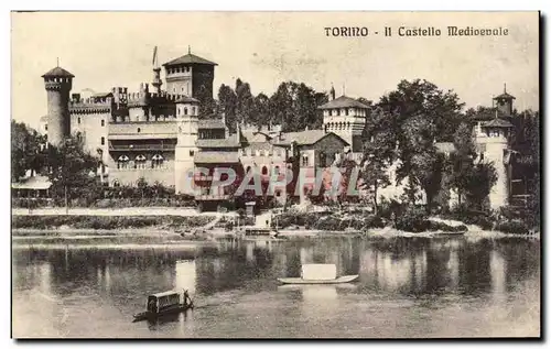 Italia - Italie - Italy - Torino - Turin - Il Castello Medioevale - Ansichtskarte AK