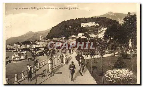 Italia - Italie - Italy - Lago di Como - Panorama di Bellagio - Ansichtskarte AK