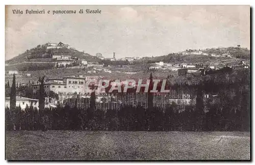 Italia - Italie - Italy - Vila Palmieri e panorama - Ansichtskarte AK