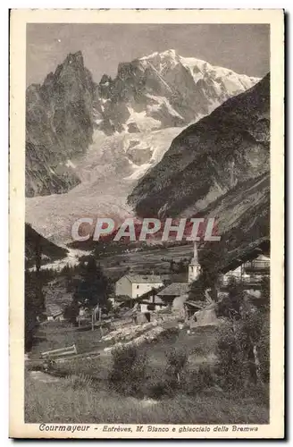 Italia - Italie - Italy - Courmayeur - Ansichtskarte AK