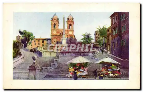 Italia - Italie - Italy - Rome - Roma - Piazza di Spagna - Cartes postales