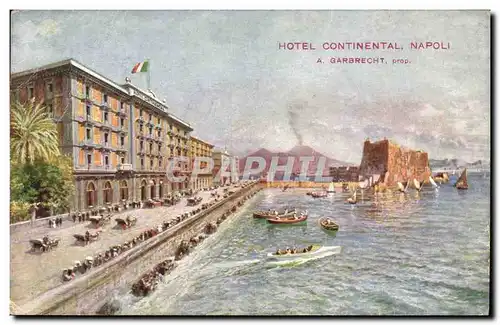 Italia - Italie - Italy - Naples - Napoli - Hotel Continental - Ansichtskarte AK