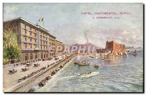 Italia - Italie - Italy - Naples - Napoli - Hotel Continental - Cartes postales