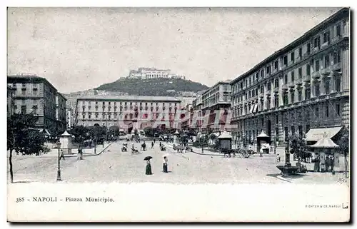 Italia - Italie - Italy - Piazza Municipio - Ansichtskarte AK