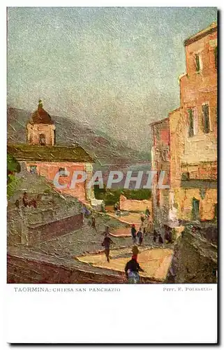 Italia - Italie - Italy - Taormina - Chiesa - Ansichtskarte AK