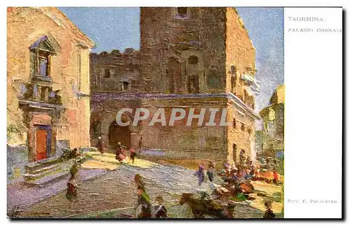 Italia - Italie - Italy - Taormina - Palazzo Cornaia - Ansichtskarte AK