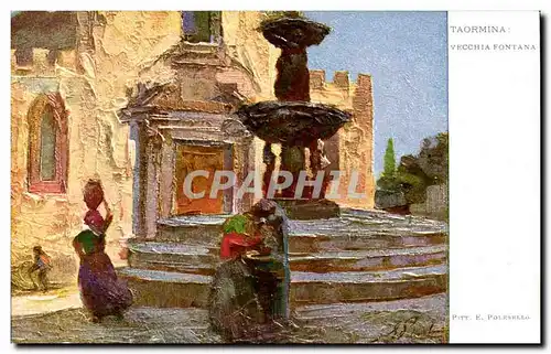 Italia - Italie - Italy - Taormina - Vecchia Fontana - Cartes postales
