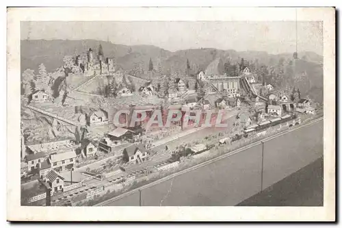 Pays des merveilles Cartes postales Maquette de train