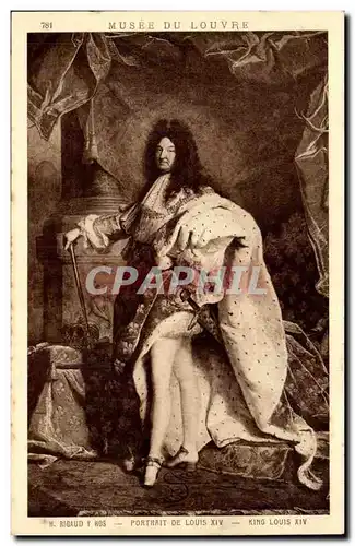 Ansichtskarte AK Musee du Louvre Paris Portrait de Louis XIV