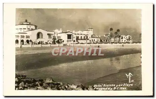 Cartes postales moderne Espagne Espana Spain Hotel Riviera y su Playa Ensemada