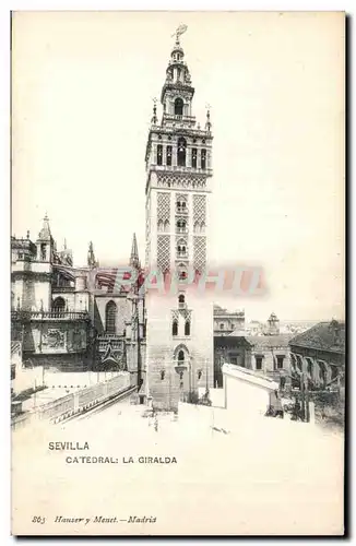 Cartes postales Espagne Spain Espana Sevilla Catedral La Giralda