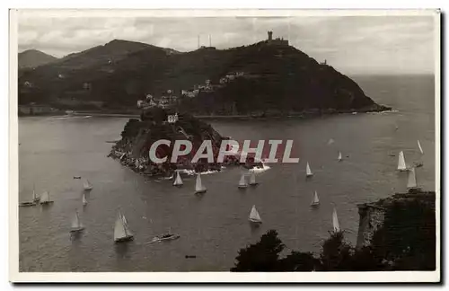 Ansichtskarte AK Espagne Spain Espana San Sebastian Vista desde el Monte Urgull