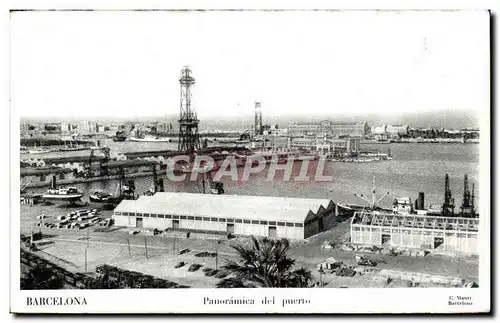 Cartes postales Espagne Espana Spain Barcelona Panoramica del puerto