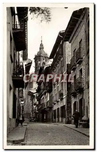 Cartes postales moderne Espagne Espana Spain San Sebastian Fuenterrabia Calle Mayor