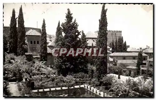 Cartes postales moderne Espagne Espana Spain Granada La Alhambra Jardines del Partal