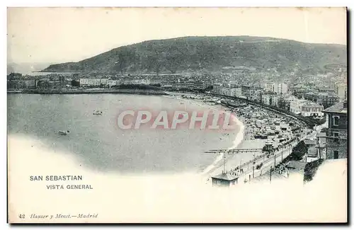 Cartes postales moderne Espagne Espana Spain San Sebastian Vista General