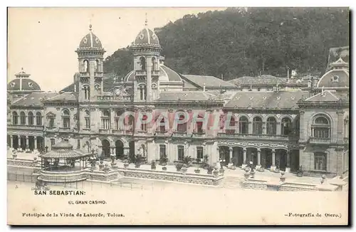 Cartes postales moderne Espagne Espana Spain San Sebastian El Gran Casino