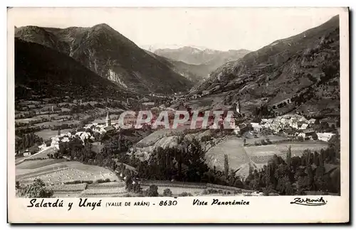 Ansichtskarte AK Espagne Spain Espana Salardu y Unya Vista Panoramica