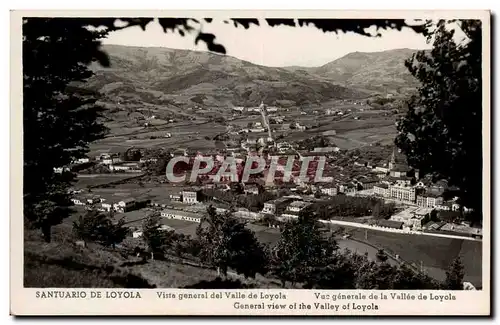 Cartes postales Espagne Spain Espana Santuario de Loyola Vista general del Valle de Loyola